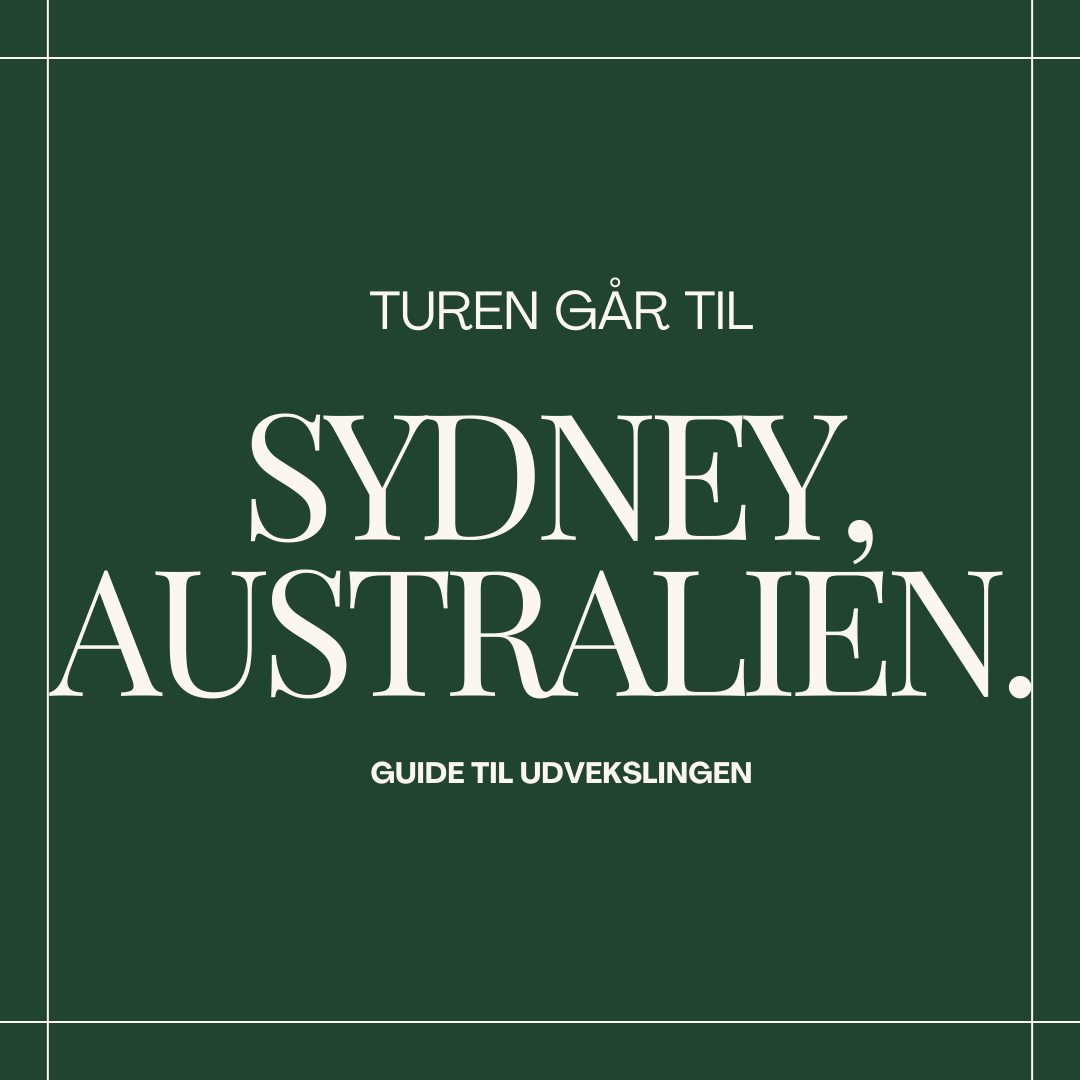 Turen går til: Sydney, Australien.