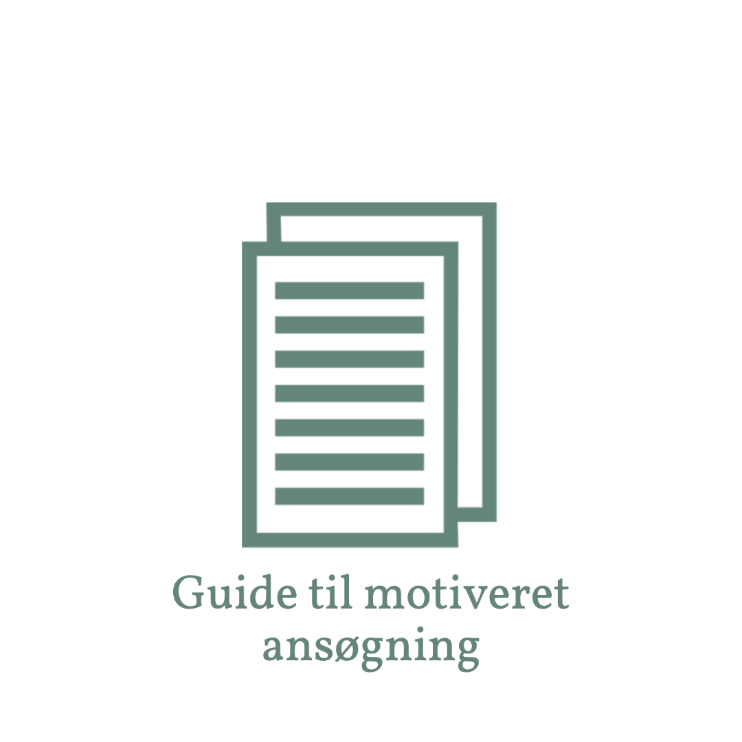 Guide til motiveret ansøgning